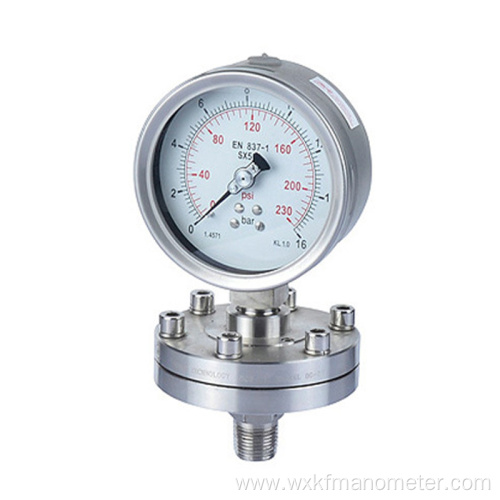 Sale kPa Gas diaphragm low pressure gauge